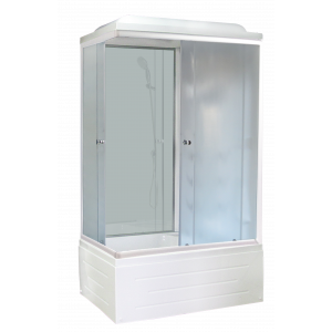 Душевая кабина Royal Bath  RB 8100BP6-WC(белое/матовое) правая