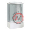 Душевая кабина Royal Bath RB 8100BP6-WT(белое/прозрачное) правая