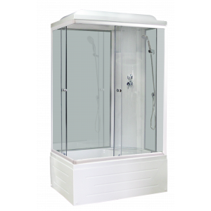 Душевая кабина Royal Bath  RB 8100BP6-WT(белое/прозрачное) правая