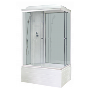 Душевая кабина Royal Bath  RB 8100BP6-WT(белое/прозрачное) левая