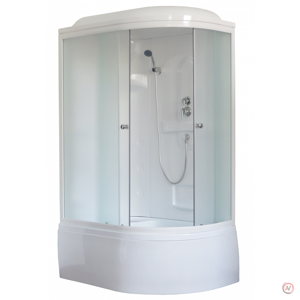 Душевая кабина Royal Bath RB 8120BK1-M (матовое) левая