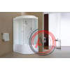 Душевая кабина Royal Bath RB 8120BK1-M (матовое) левая