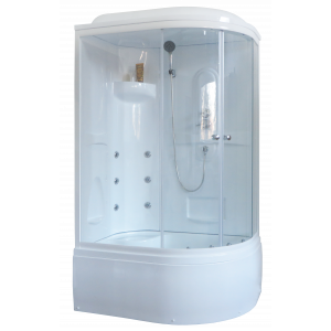 Душевая кабина Royal Bath  RB 8120BK2-T (прозрачное) левая