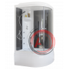 Душевая кабина Royal Bath RB 8120BK3-BT (черное/прозрачное) левая