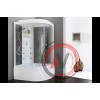 Душевая кабина Royal Bath RB 8120BK3-BT (черное/прозрачное) левая