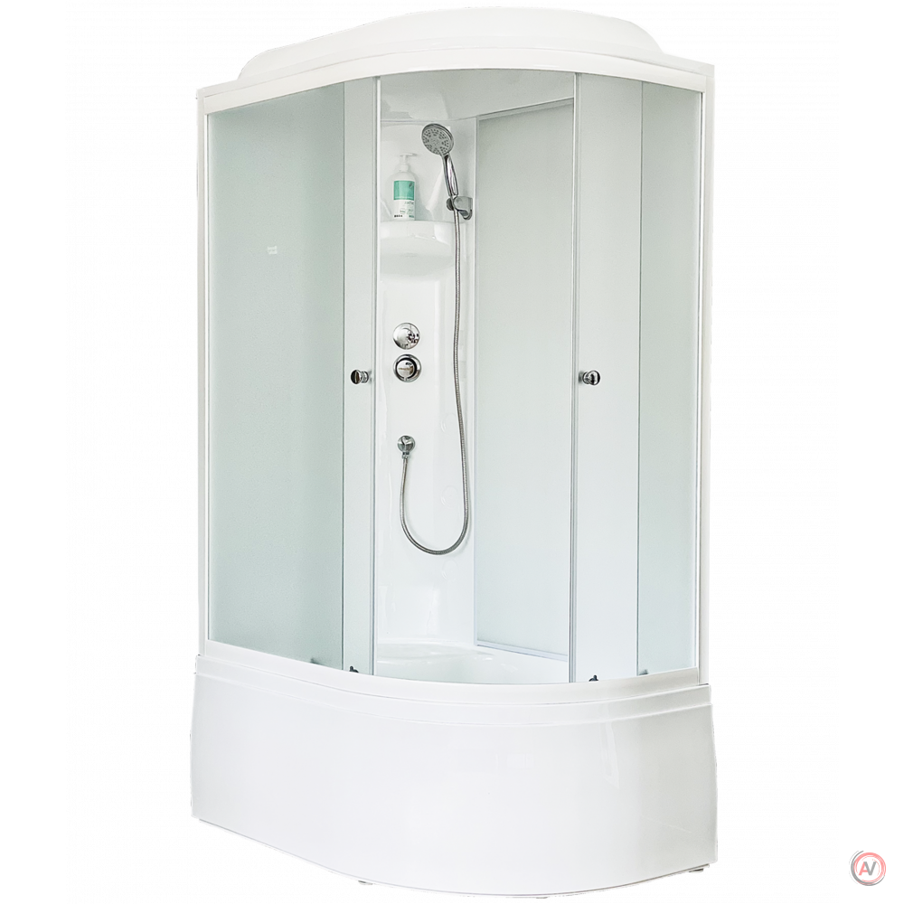 Душевая кабина Royal Bath RB 8120BK4-ММ (матовое/матовое) левая