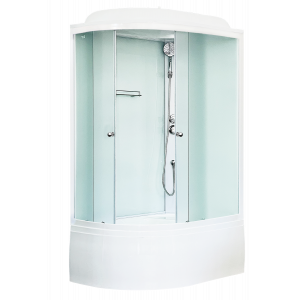 Душевая кабина Royal Bath  RB 8120BK5-WC (белое/матовое) правая