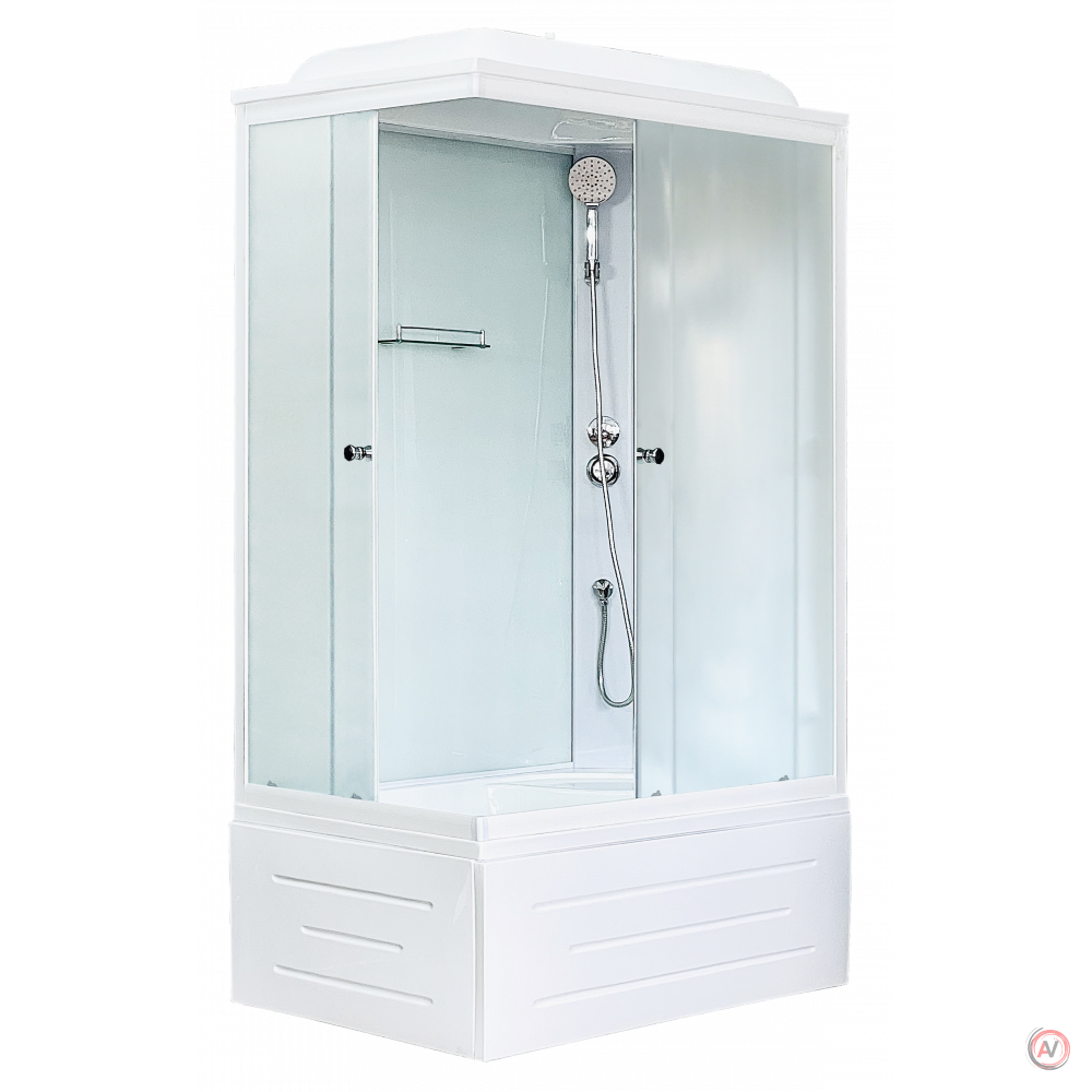 Душевая кабина Royal Bath RB 8120BP5-WC (белое/матовое) правая