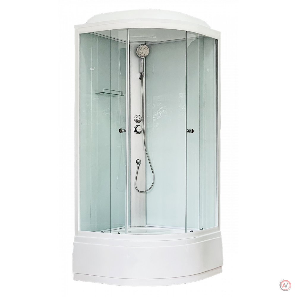 Душевая кабина Royal Bath RB 90CK5-WT (белое/прозрачное)