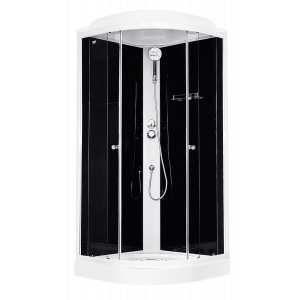 Душевая кабина Royal Bath  RB 90HK5-BT (черное/прозрачное)