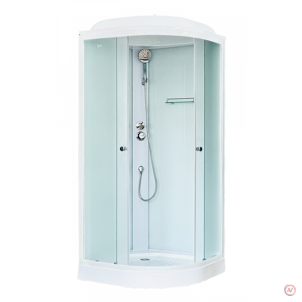 Душевая кабина Royal Bath RB 90HK5-WC (белое/матовое)