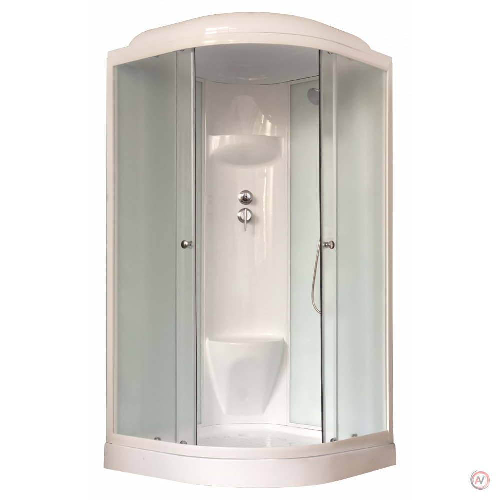 Душевая кабина Royal Bath RB 90HK6-WC (белое/матовое)