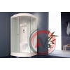 Душевая кабина Royal Bath RB 90HK6-WC (белое/матовое)