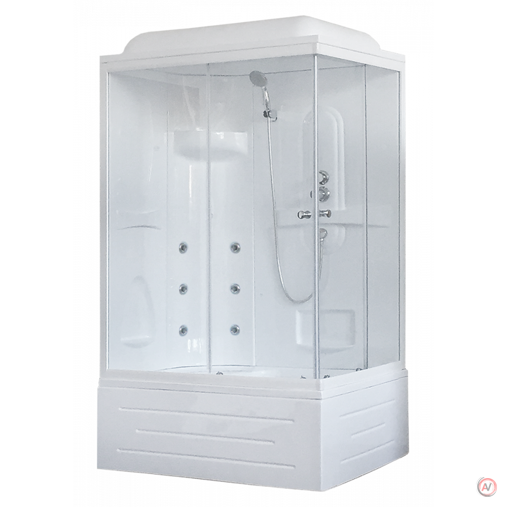 Душевая кабина Royal Bath RB 8120BP2-T (прозрачное) левая
