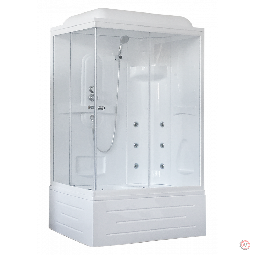 Душевая кабина Royal Bath RB 8120BP2-T (прозрачное) правая