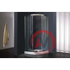 Душевой угол Royal Bath RB 100HK-C-CH (матовое)