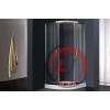 Душевой уголок Royal Bath RB HKD-C-CH 90х90х185 (рифленое)