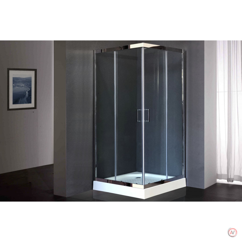 Душевой уголок Royal Bath RB HPD-T-CH 90х90х185 (прозрачное)