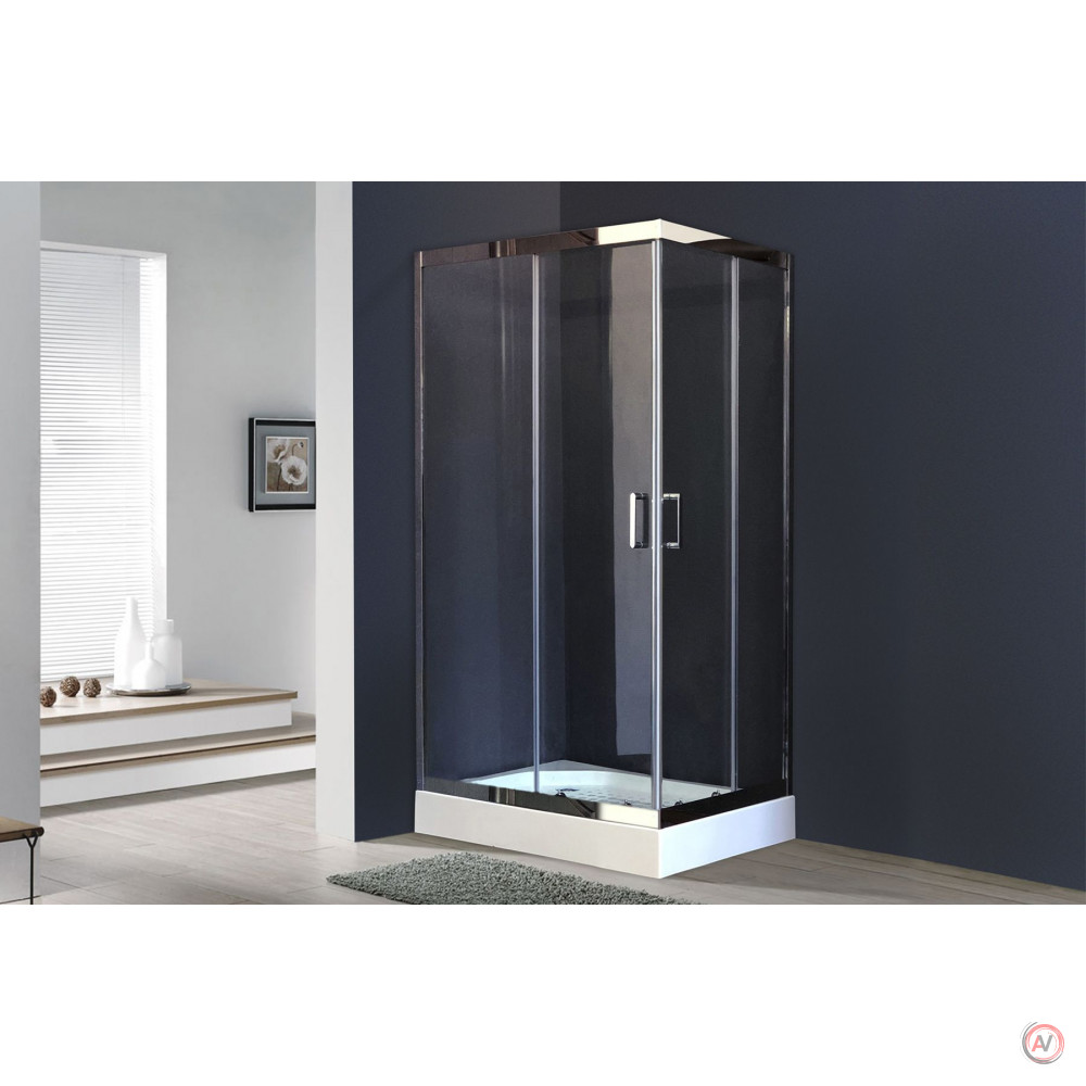 Душевой уголок Royal Bath RB HPD-T-CH 90х80х185 (прозрачное)