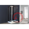 Душевой уголок Royal Bath RB HPD-T-CH 90х80х185 (прозрачное)