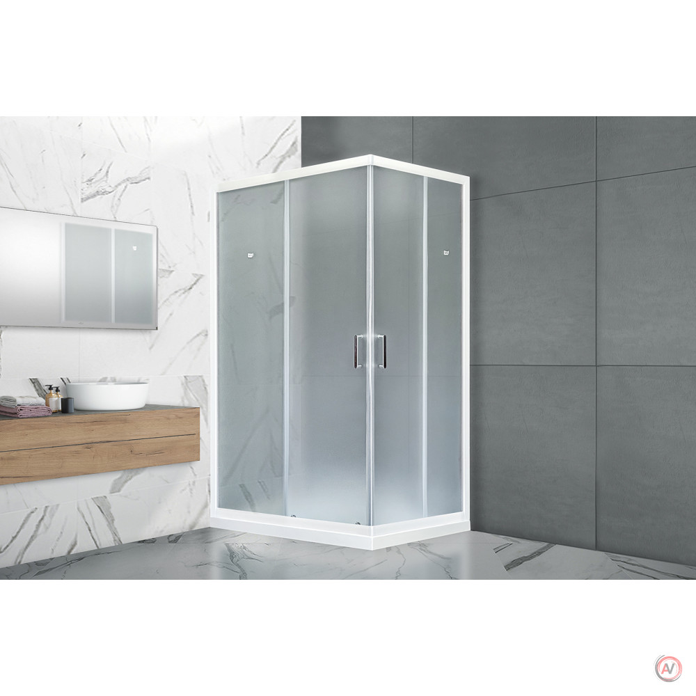 Душевой уголок Royal Bath RB HPD-С 100х90х185 (матовое)