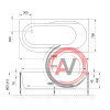 Гидромассажная ванна Royal Bath AZUR DE LUXE 170x80x60R