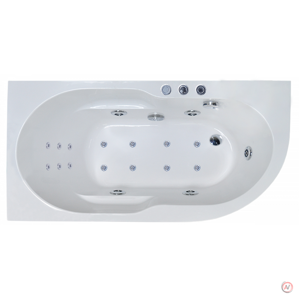 Гидромассажная ванна Royal Bath AZUR DE LUXE 170x80x60L