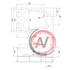 Гидромассажная ванна Royal Bath SHAKESPEARE COMFORT 170х110х67 L