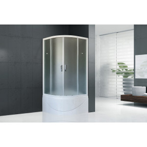 Душевой угол Royal Bath RB 100BK-C (матовое)
