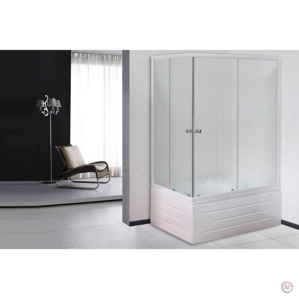 Душевой угол Royal Bath RB 8120BP-C (матовое) правый