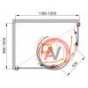 Душевой уголок CEZARES ANIMA-W-RH-2-120/90-P-Cr-R