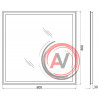 Зеркало BelBagno SPC-GRT-600-600-LED-TCH