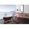 Акриловая ванна BELBAGNO BB04-ROS