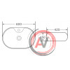 Накладная раковина BelBagno BB1151