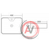 Накладная раковина BelBagno BB1387