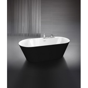 Акриловая ванна BELBAGNO BB14-NERO/BIA