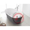 Акриловая ванна BELBAGNO BB32-CF36