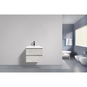 База под раковину подвесная BelBagno LUCE-600-2C-SO-ST Stucco Cemento Leggero