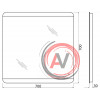 Зеркало BelBagno SPC-CEZ-700-600-LED-TCH