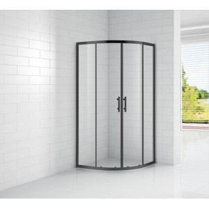 Душевой уголок CEZARES ECO-O-R-2-100-C-NERO