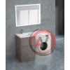 Раковина из литьевого мрамора BelBagno BB1200/480-LV-MR-L