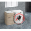 Раковина из литьевого мрамора BelBagno BB1200/480-LV-MR-L