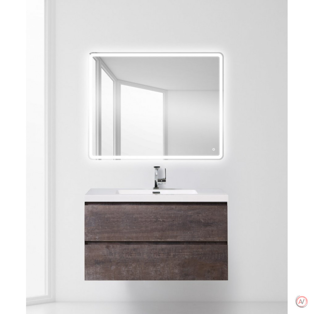 База под раковину подвесная BelBagno LUCE-1000-2C-SO-ST Stucco Cemento Leggero