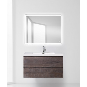 База под раковину подвесная BelBagno LUCE-1000-2C-SO-ST Stucco Cemento Leggero