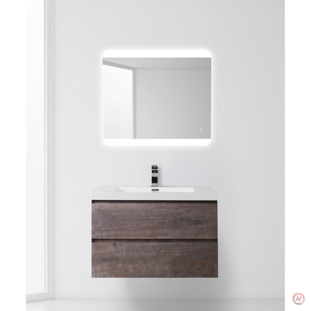 База под раковину подвесная BelBagno LUCE-800-2C-SO-PT Stone