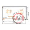 Душевой уголок CEZARES LUX-SOFT-W-AH-1-150/90-C-Cr-IV