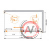Душевой уголок CEZARES LUX-SOFT-W-AH-1-150/90-C-Cr-IV