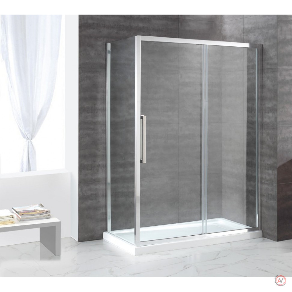 Душевой уголок CEZARES LUX-SOFT-W-AH-1-150/90-C-Cr-IV