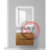 Раковина из литьевого мрамора BelBagno BB750/450-LV-MR-PR
