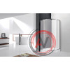 Душевой уголок CEZARES MOLVENO-R-2-100-P-Cr